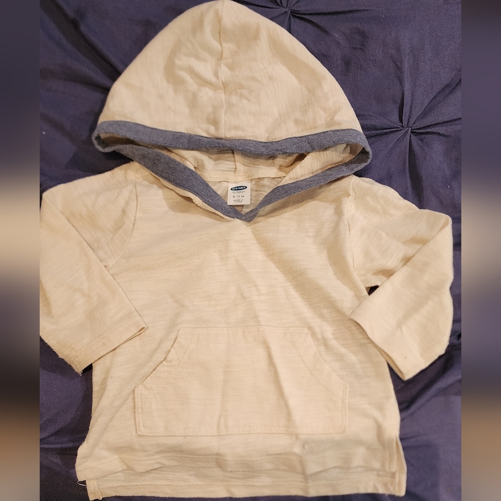 3/$12-Old Navy hooded long-sleeve Tee